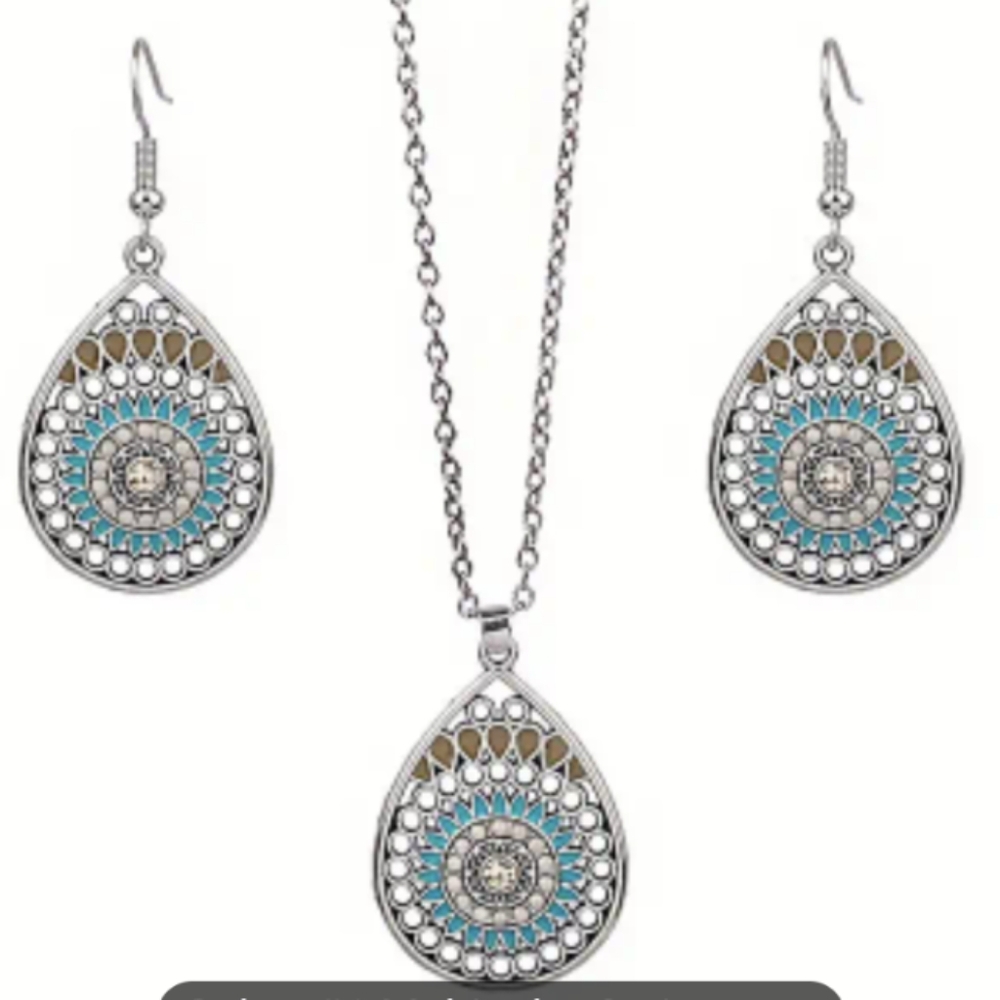 Brand New Earrings Plus Necklace